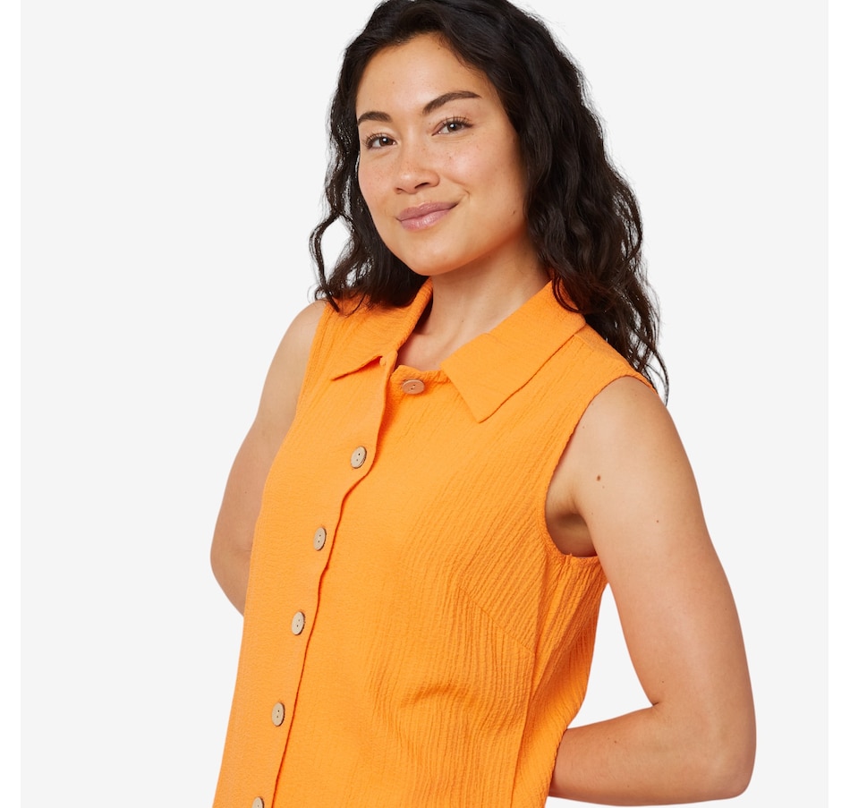 Image 206745_ALTMORE3.jpg, Product 206-745 / Price $19.33, Nina Leonard Sleeveless Pebble Tunic Top from Nina Leonard on TSC.ca's Fashion department