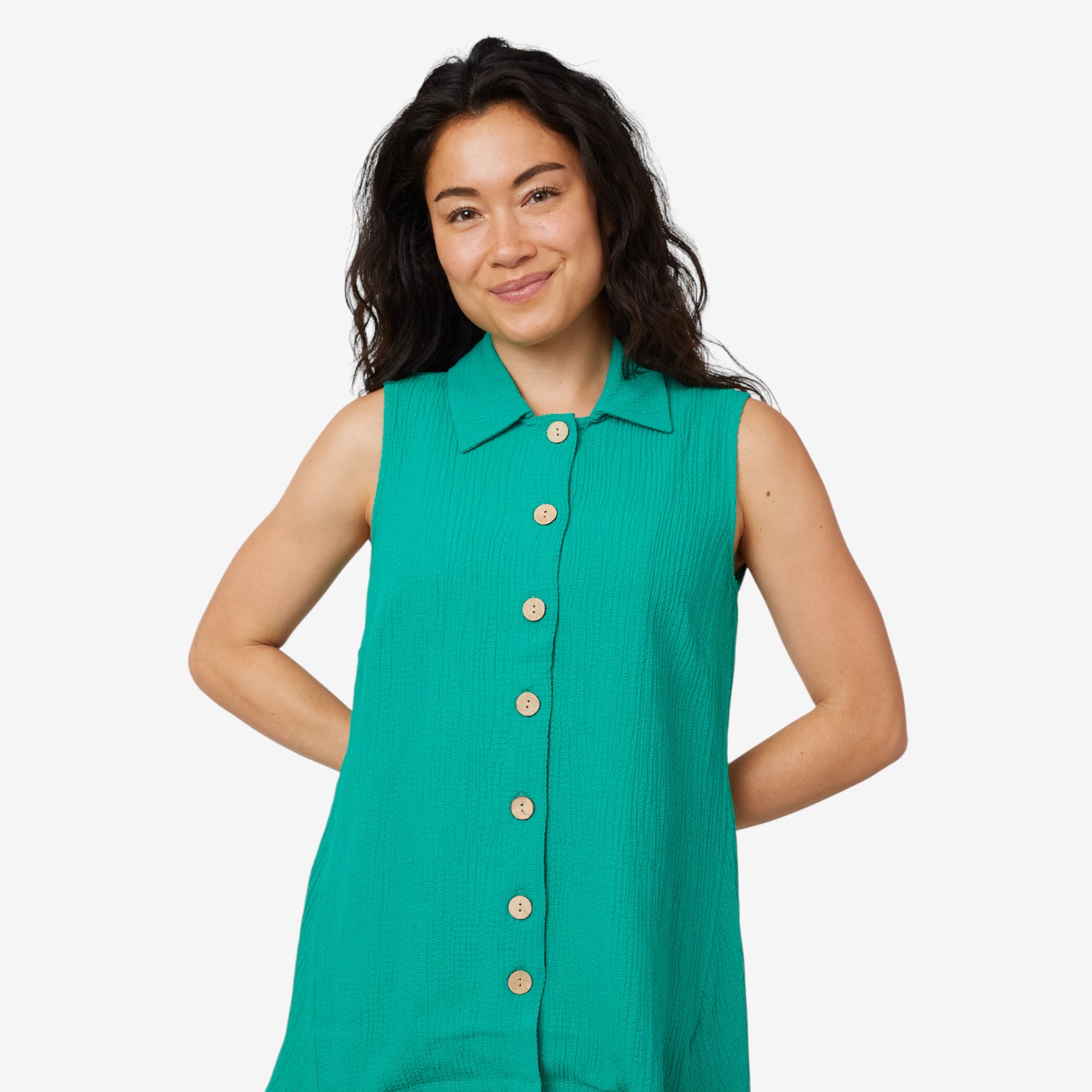 Nina Leonard Sleeveless Pebble Tunic Top - TSC.ca