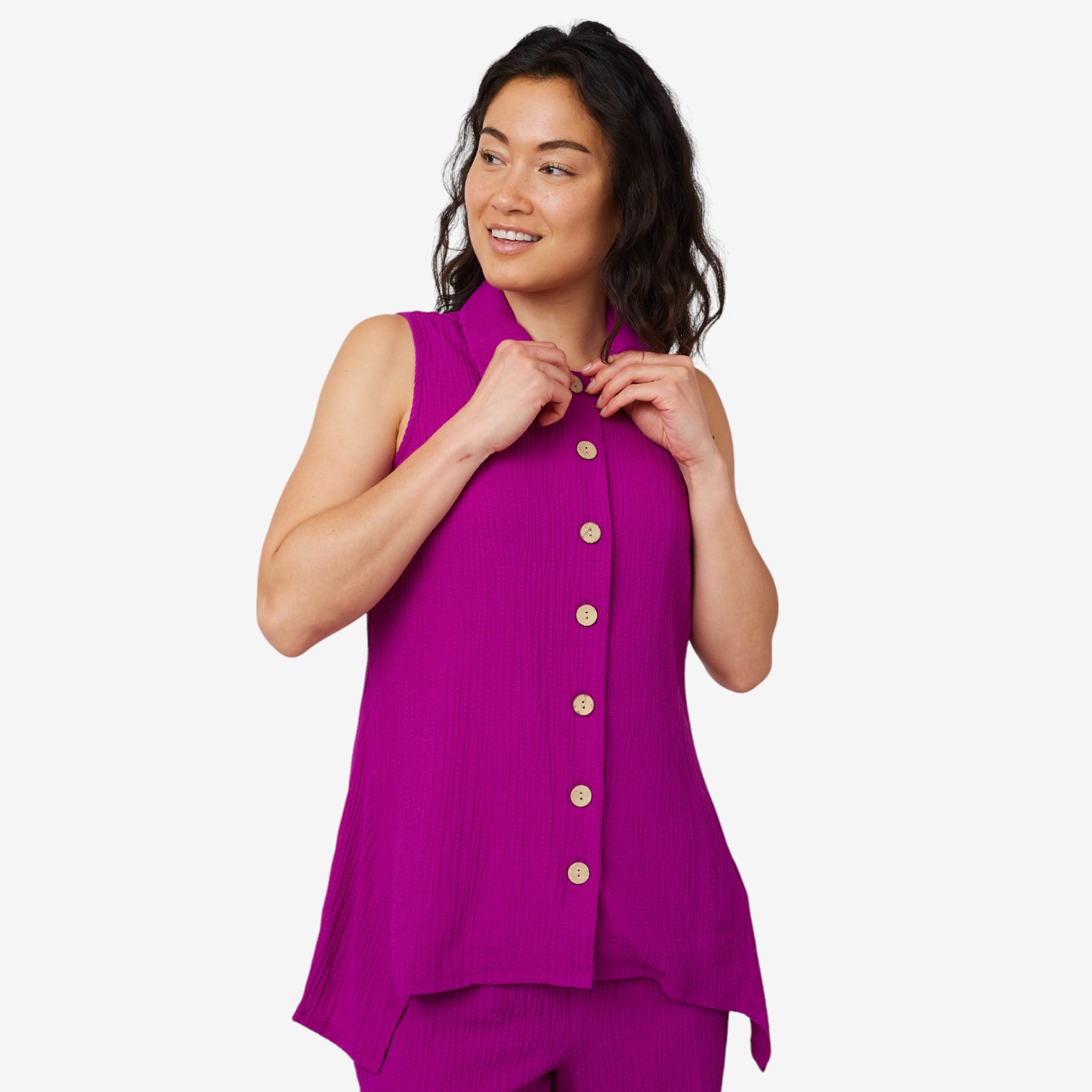 Nina Leonard Sleeveless Pebble Tunic Top - TSC.ca