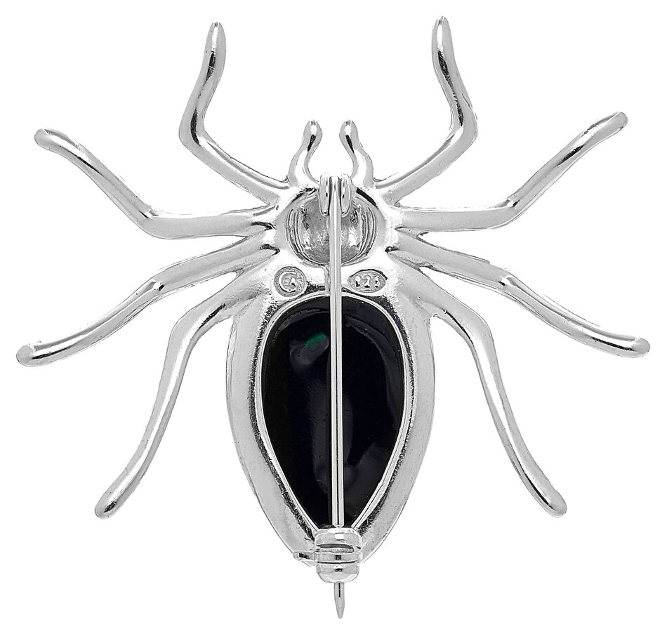 Image 206881_ALTMORE1.jpg, Product 206-881 / Price $59.33, Amber Extraordinaire Sterling Silver Amber Spider Brooch from Amber Extraordinaire on TSC.ca's Jewellery department