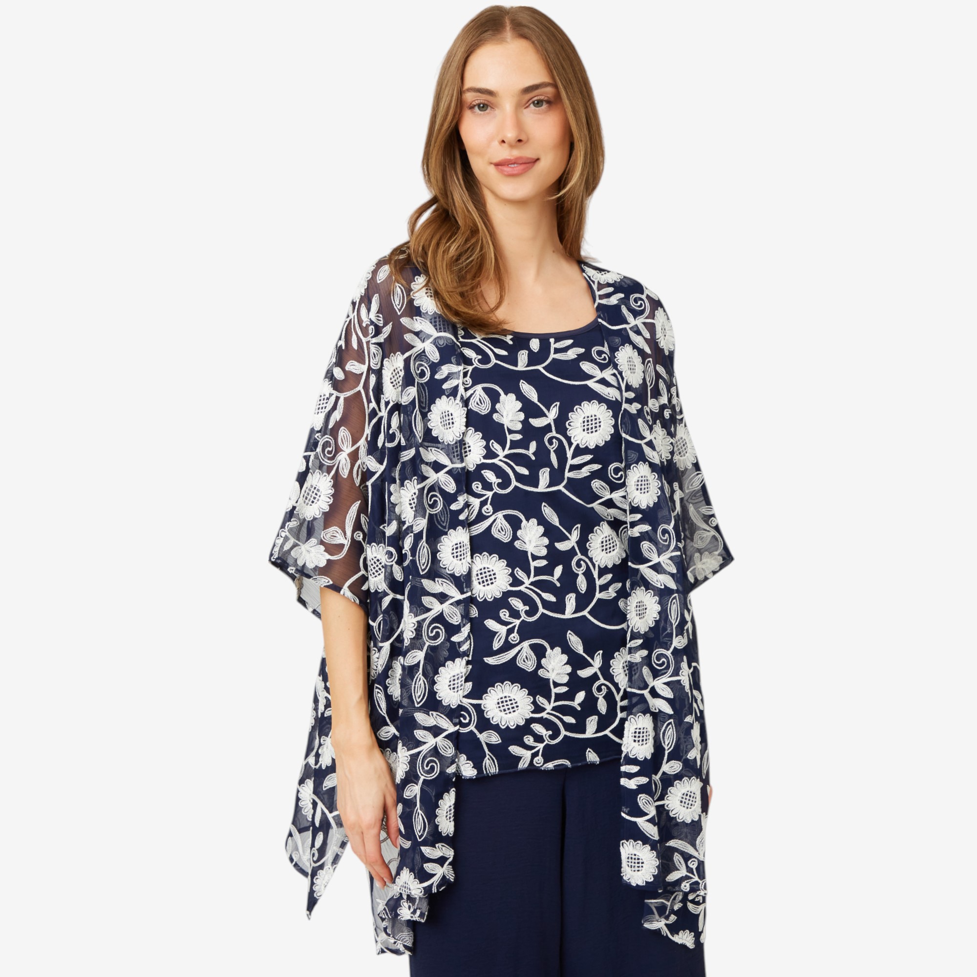 Bell♡　0226 Nina Leonard Novelty Embroidery Kimono - TSC.ca