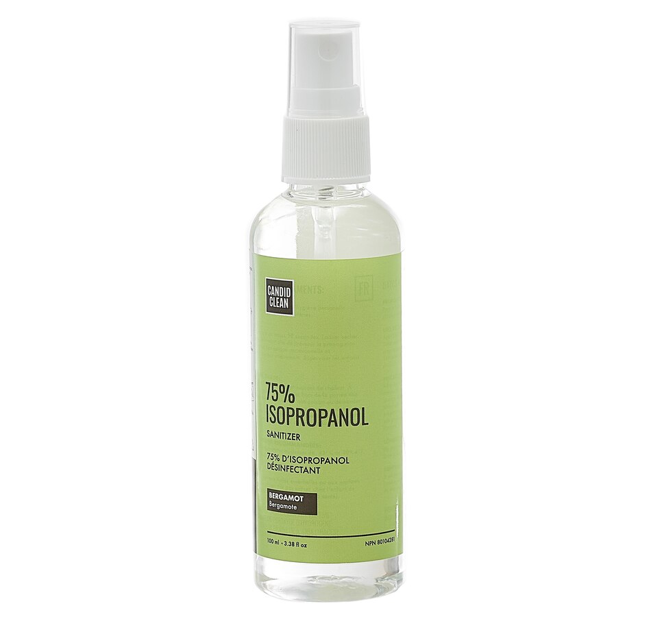 Image 207117_BERG.jpg, Product 207-117 / Price $12.99, Candid Clean 75% Isopropanol Hand Sanitizer Spray from Candid Clean on TSC.ca's Beauty department