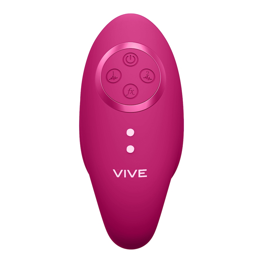 Image 207378_PNK.jpg, Product 207-378 / Price $136.99, Vive Aika Double Action Rechargeable Control Pulse Wave And Vibrating Love Egg from VIVE on TSC.ca's Sexual Wellness department