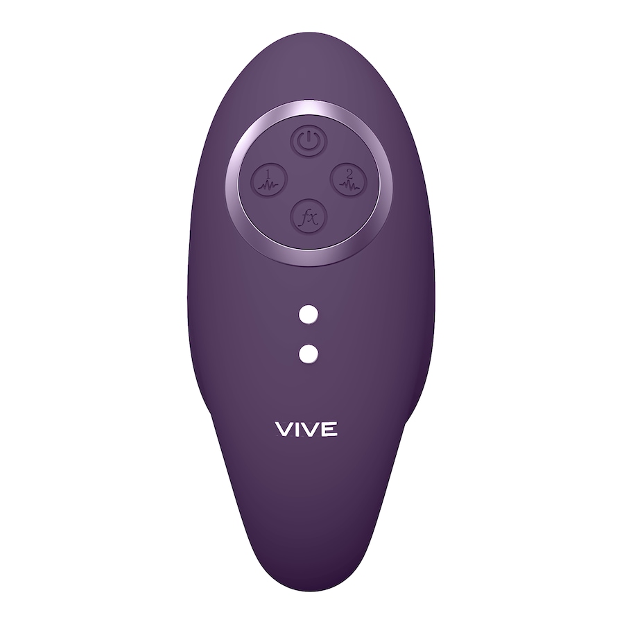 Image 207378_PUR.jpg, Product 207-378 / Price $136.99, Vive Aika Double Action Rechargeable Control Pulse Wave And Vibrating Love Egg from VIVE on TSC.ca's Sexual Wellness department