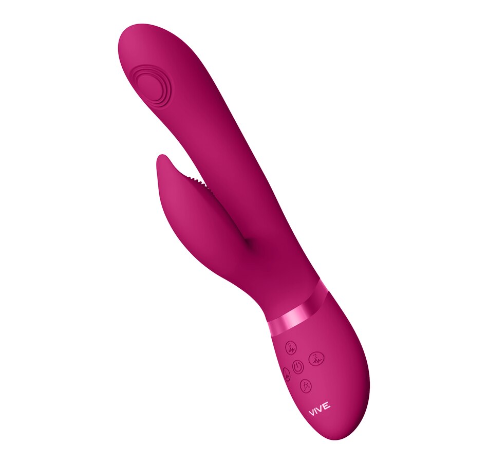 Image 207379_PNK.jpg, Product 207-379 / Price $157.99, Vive Aimi Triple Action Rechargeable Swinging Pulse Wave And Vibrating G-spot from VIVE on TSC.ca's Sexual Wellness department