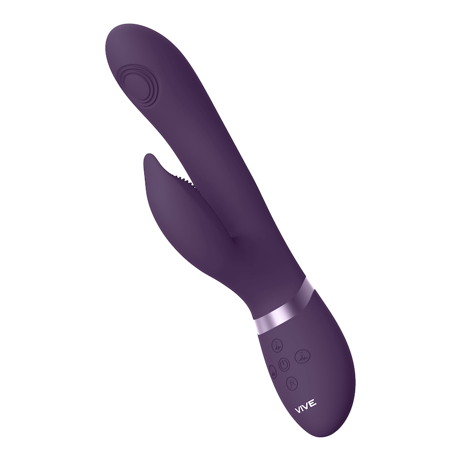 Image 207379_PUR.jpg, Product 207-379 / Price $84.88, Vive Aimi Triple Action Rechargeable Swinging Pulse Wave And Vibrating G-spot from VIVE on TSC.ca's Sexual Wellness department