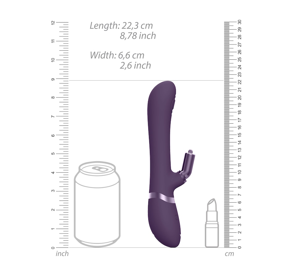 Image 207381_ALTMORE1.jpg, Product 207-381 / Price $157.99, Vive Etsu Triple Action Rechargeable Pulse Wave & Vibrating G-spot Rabbit With Interchangeable Sleeves from VIVE on TSC.ca's Sexual Wellness department