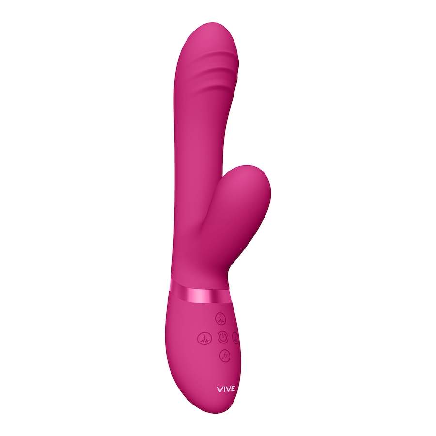 Image 207390_PNK.jpg, Product 207-390 / Price $157.99, Vive Tani Triple Action Rechargeable Finger Motion With Pulse Wave & Vibrating Vibrator from VIVE on TSC.ca's Sexual Wellness department