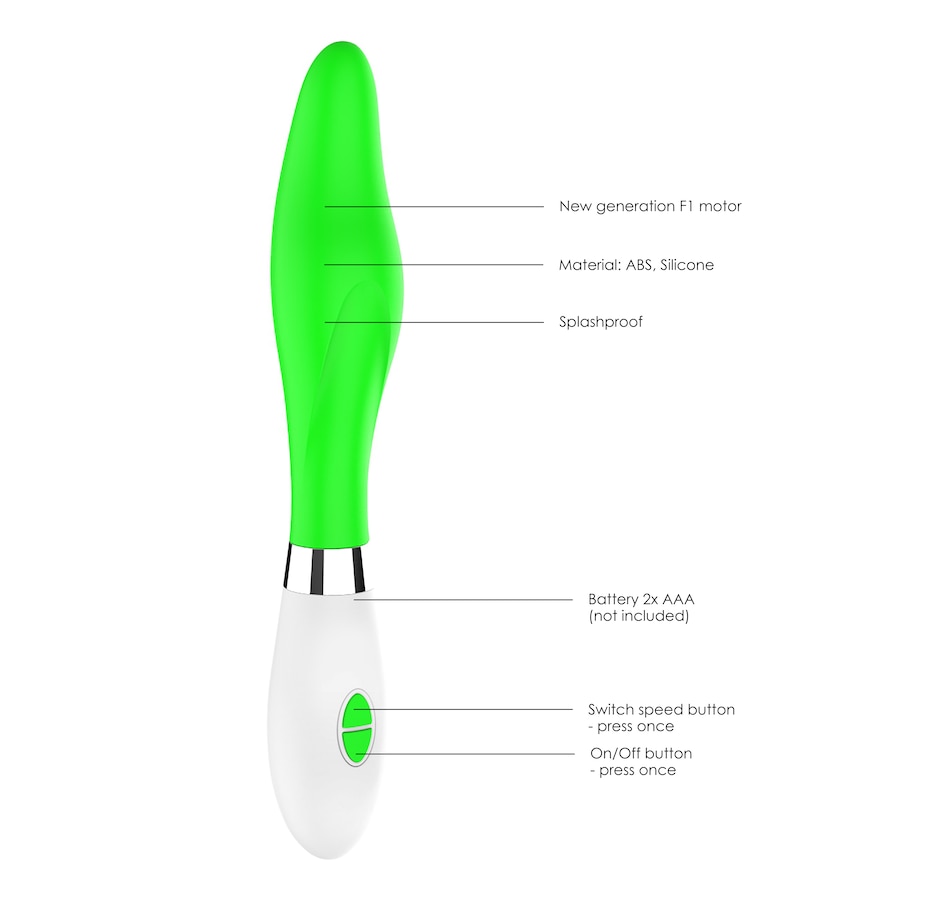 Image 207395_ALTMORE1.jpg, Product 207-395 / Price $21.88, Luminous Neon Collection Athamas Vibrator from Luminous on TSC.ca's Sexual Wellness department