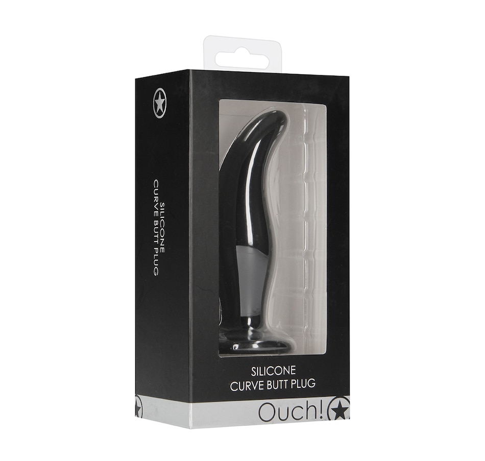 Image 207400_ALTMORE1.jpg, Product 207-400 / Price $19.99, Ouch Silicone Curve Butt Plug from ouch on TSC.ca's Sexual Wellness department