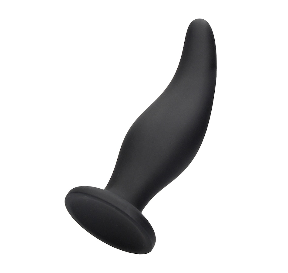 Image 207400_BLK.jpg, Product 207-400 / Price $19.99, Ouch Silicone Curve Butt Plug from ouch on TSC.ca's Sexual Wellness department