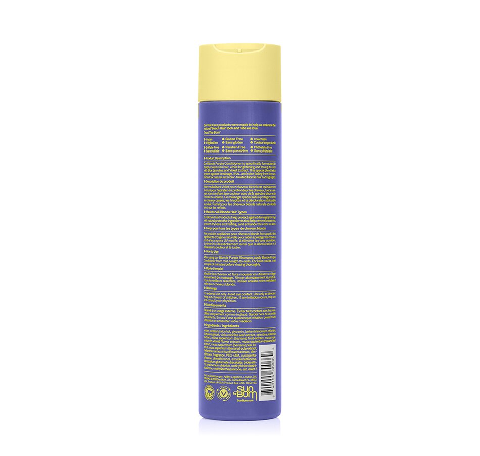 Image 207613_ALTMORE1.jpg, Product 207-613 / Price $14.99, Sun Bum Purple Blonde Conditioner from Sun Bum on TSC.ca's Beauty department