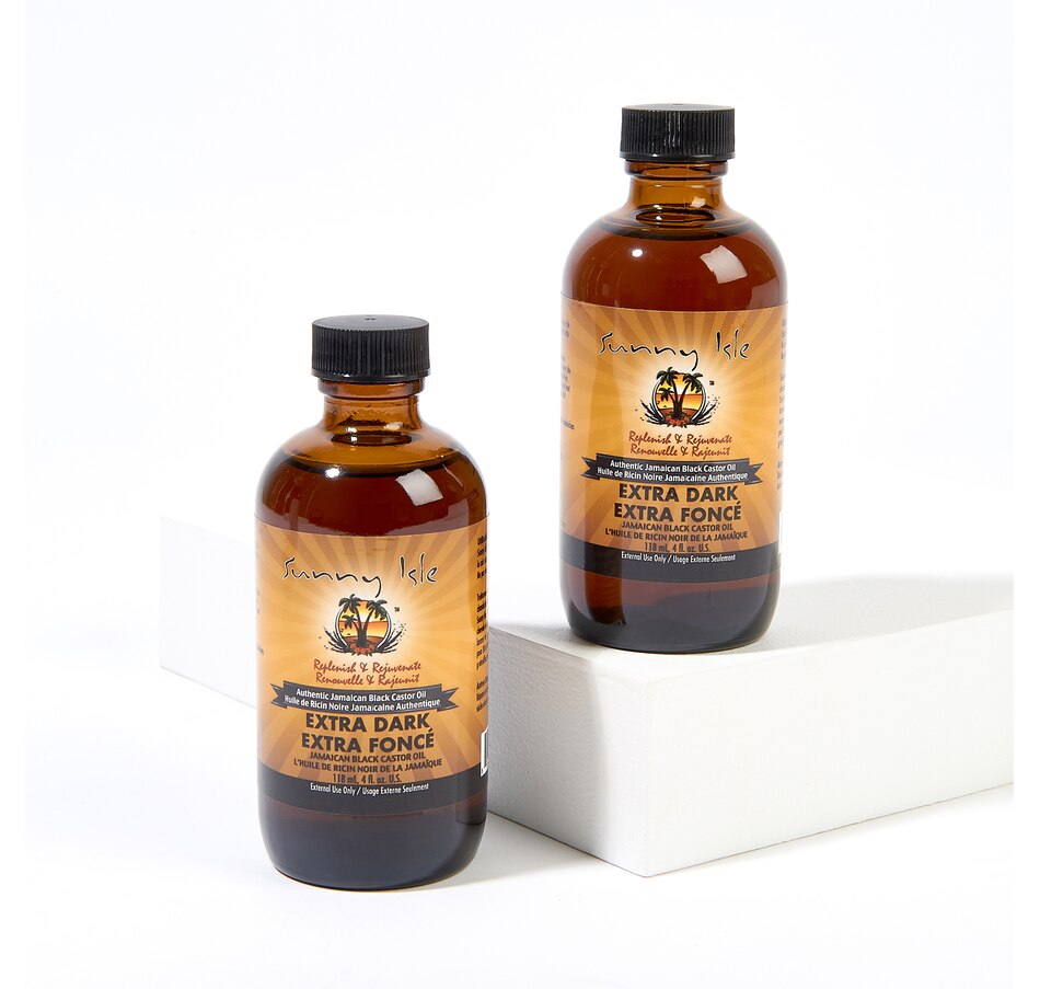 Image 207654.jpg, Product 207-654 / Price $18.99, Sunny Isle Extra Dark Jamaican Black Castor Oil (4 oz. Duo) from Sunny Isle on TSC.ca's Beauty department
