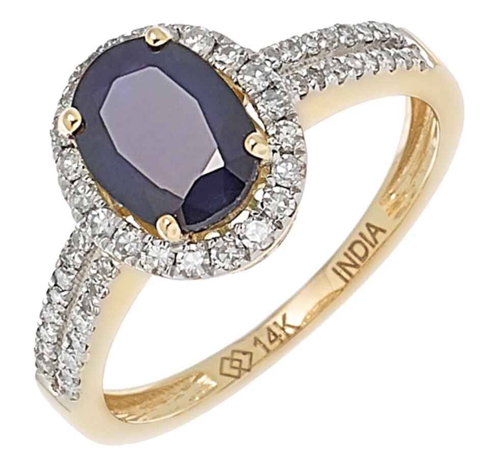 Image 207860_YGBSA.jpg, Product 207-860 / Price $649.33, Gem Creations 14K Gold Precious Gems & Diamond Ring from Gem Creations on TSC.ca's Jewellery department