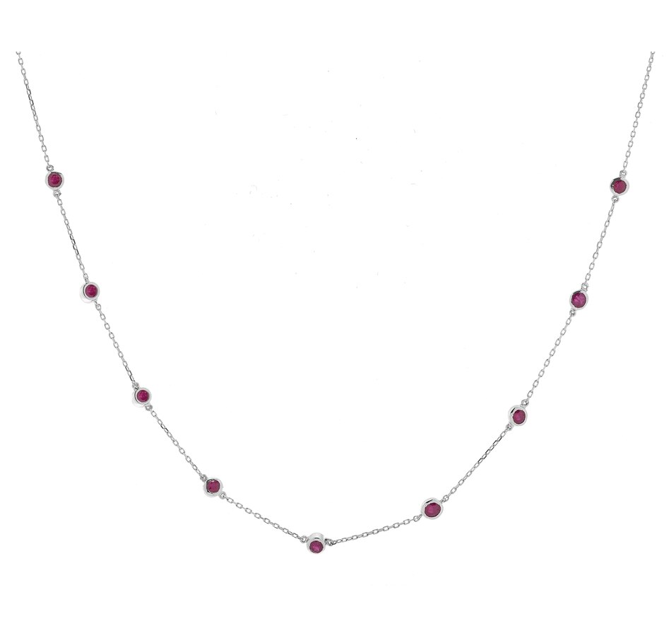 Image 207863_WGRBY.jpg, Product 207-863 / Price $499.33, Gem Creations 14K Gold Precious Gems Bezel Set Necklace from Gem Creations on TSC.ca's Jewellery department