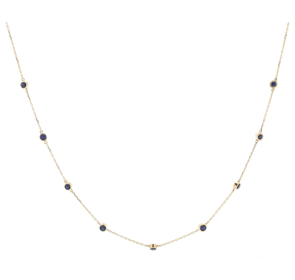 Image 207863_YGBSA.jpg, Product 207-863 / Price $499.33, Gem Creations 14K Gold Precious Gems Bezel Set Necklace from Gem Creations on TSC.ca's Jewellery department