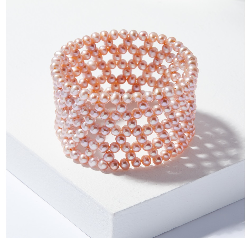 Image 207894_PNK.jpg, Product 207-894 / Price $129.33, Roz Kwan Jewellery 4-5mm Freshwater Pearls Stretch Endless Bracelet from Roz Kwan Jewellery Collection on TSC.ca's Jewellery department