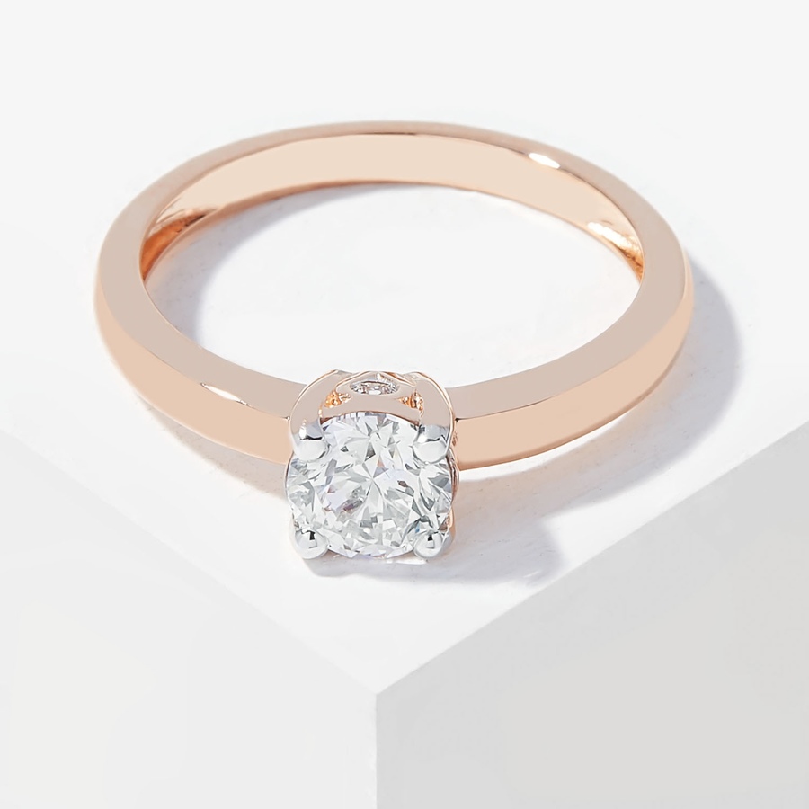 Image 207898_RGL.jpg, Product 207-898 / Price $2,199.99, EVERA Diamonds 18K Gold 0.75ctw Diamond Solitaire Ring from Evera Diamonds on TSC.ca's Jewellery department