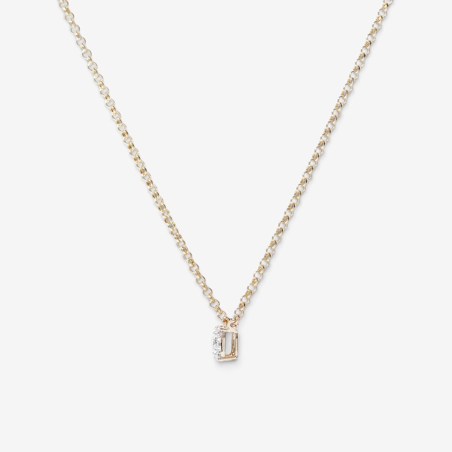 Image 207910_ALTMORE1.jpg, Product 207-910 / Price $679.88, EVERA Diamonds 14K Gold 0.35ctw Diamond Halo Pendant with Chain from Evera Diamonds on TSC.ca's Jewellery department