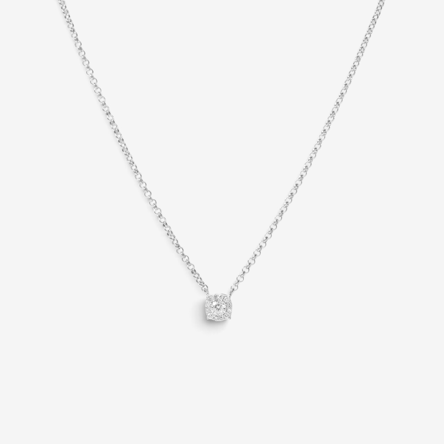Image 207910_WGL.jpg, Product 207-910 / Price $679.88, EVERA Diamonds 14K Gold 0.35ctw Diamond Halo Pendant with Chain from Evera Diamonds on TSC.ca's Jewellery department