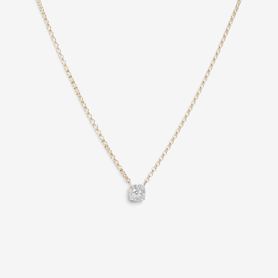 Image 207910_YGL.jpg, Product 207-910 / Price $679.88, EVERA Diamonds 14K Gold 0.35ctw Diamond Halo Pendant with Chain from Evera Diamonds on TSC.ca's Jewellery department