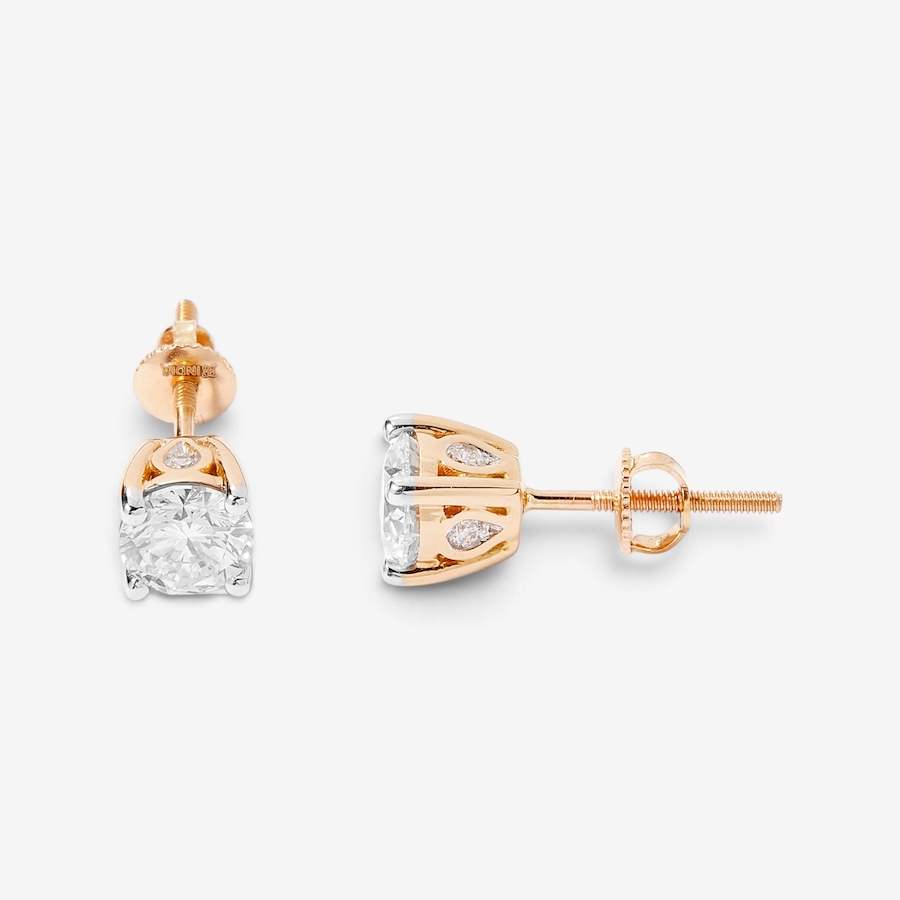 Image 207920_YG152.jpg, Product 207-920 / Price $599.33 - $2,799.33, EVERA Diamonds 18K Gold Round Diamond Stud Earrings from Evera Diamonds on TSC.ca's Jewellery department