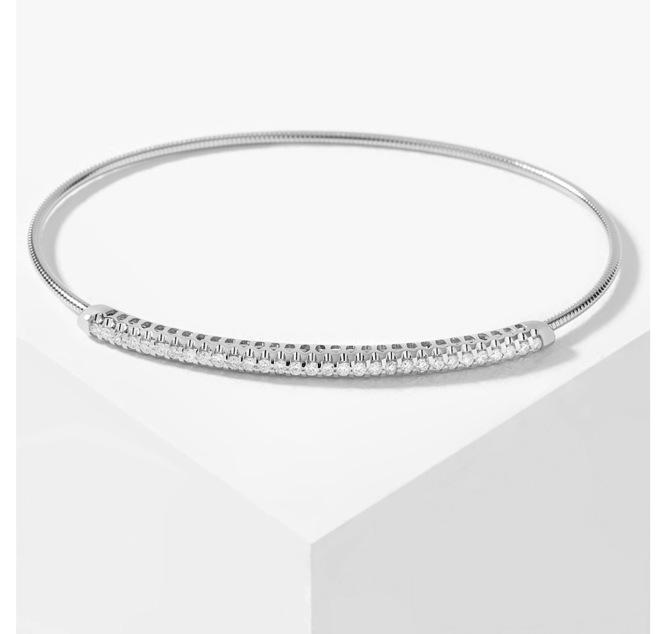 Image 207929_WGL.jpg, Product 207-929 / Price $1,399.99, EVERA Diamonds 14K Gold 0.50ctw Flex Diamond Bangle from Evera Diamonds on TSC.ca's Jewellery department