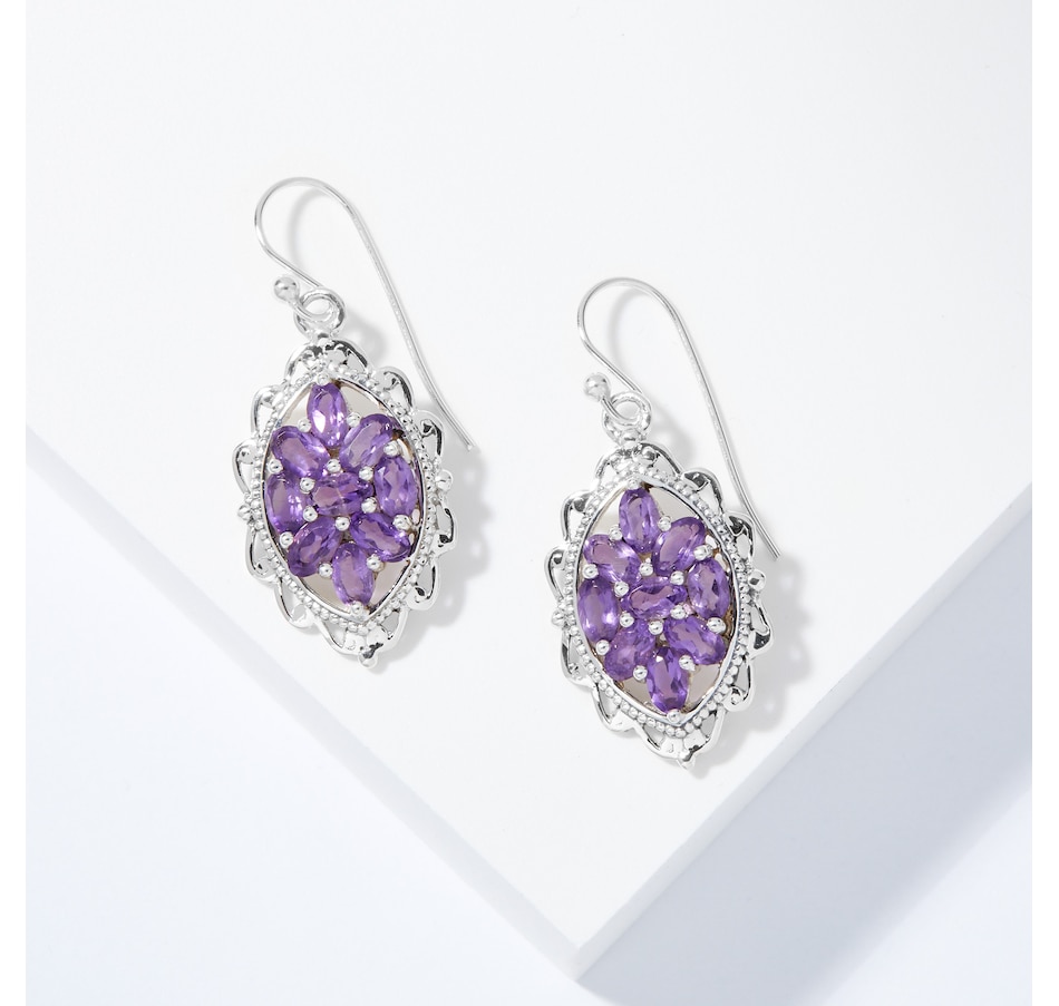 Image 208066_AMY.jpg, Product 208-066 / Price $119.99, Himalayan Gems Sterling Silver 3x5mm Gemstone Earrings from Himalayan Gems on TSC.ca's Jewellery department