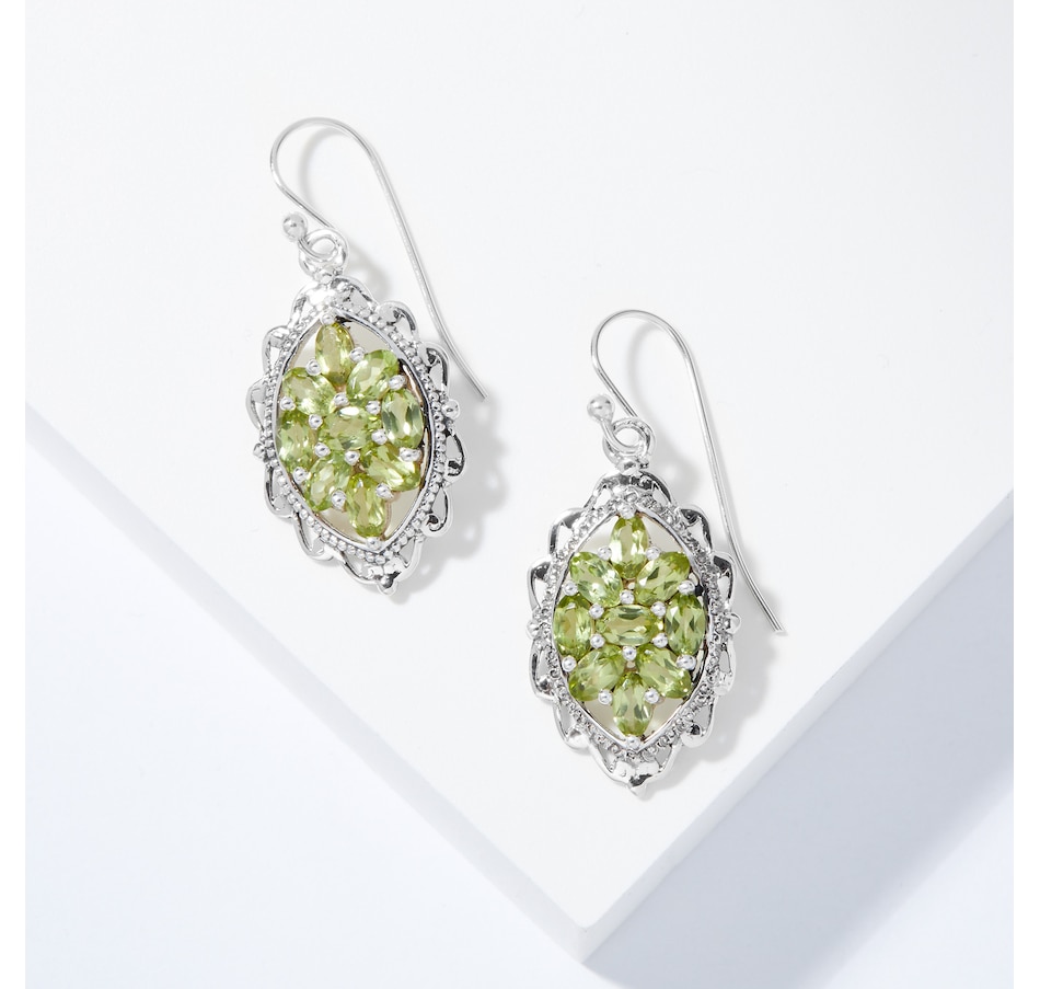 Image 208066_PER.jpg, Product 208-066 / Price $119.99, Himalayan Gems Sterling Silver 3x5mm Gemstone Earrings from Himalayan Gems on TSC.ca's Jewellery department