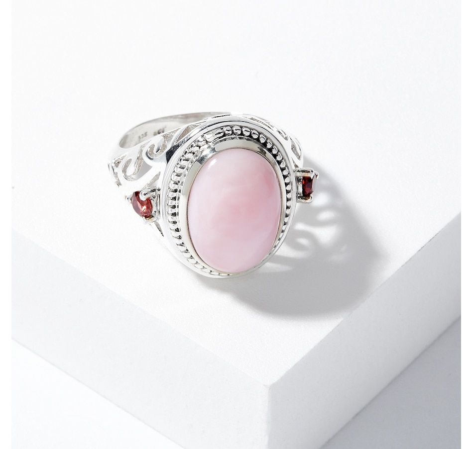 Image 208081_PKOPG.jpg, Product 208-081 / Price $55.33, Himalayan Gems Sterling Silver 10x14mm Oval Gemstone Ring from Himalayan Gems on TSC.ca's Jewellery department