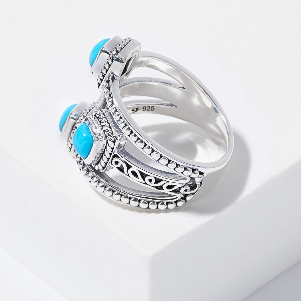 Jewellery - Rings - Cluster - Samuel B. Collection Sterling Silver ...