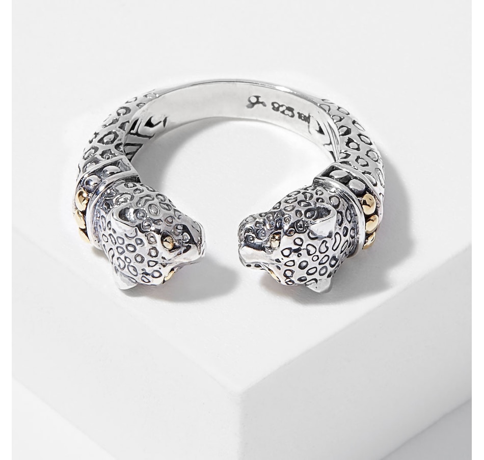 Jewellery Rings Bypass Samuel B. Collection Sterling Silver 18K