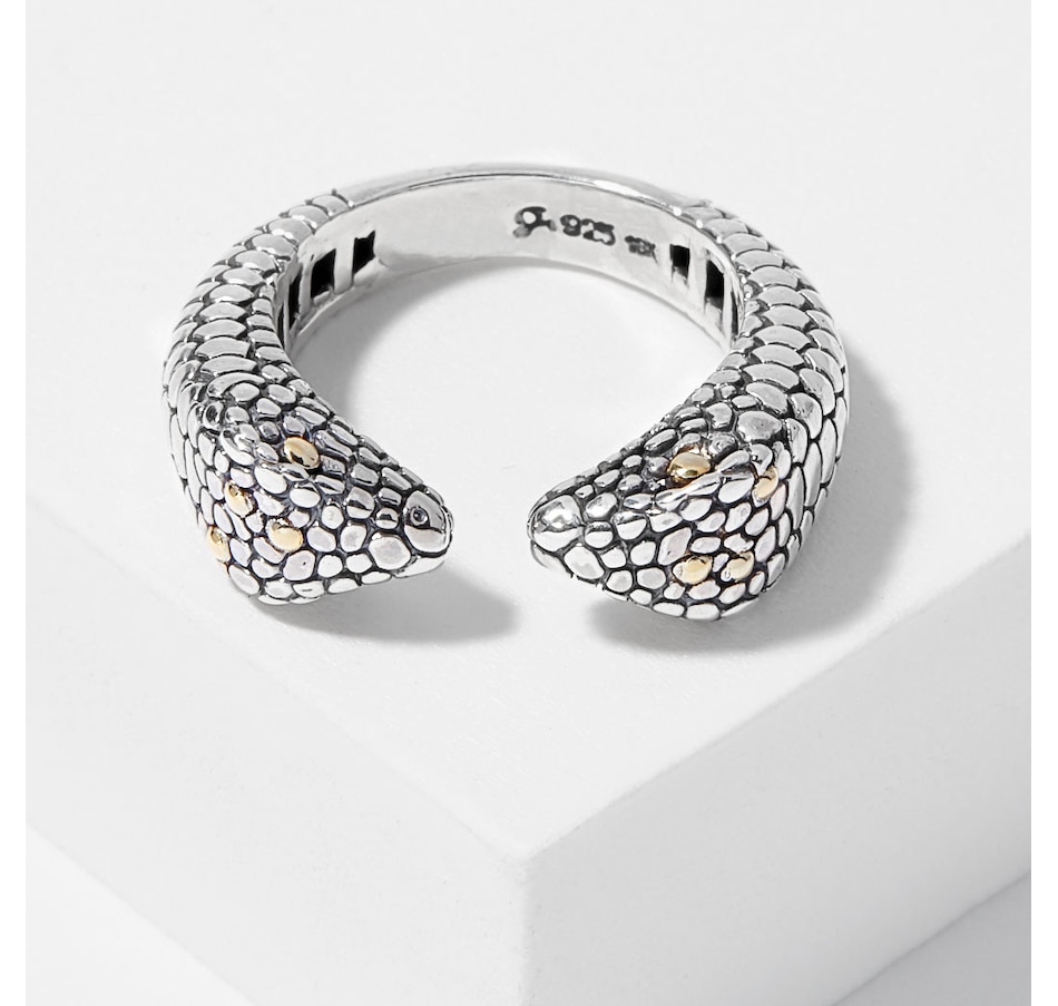 Jewellery Rings Bypass Samuel B. Collection Sterling Silver 18K