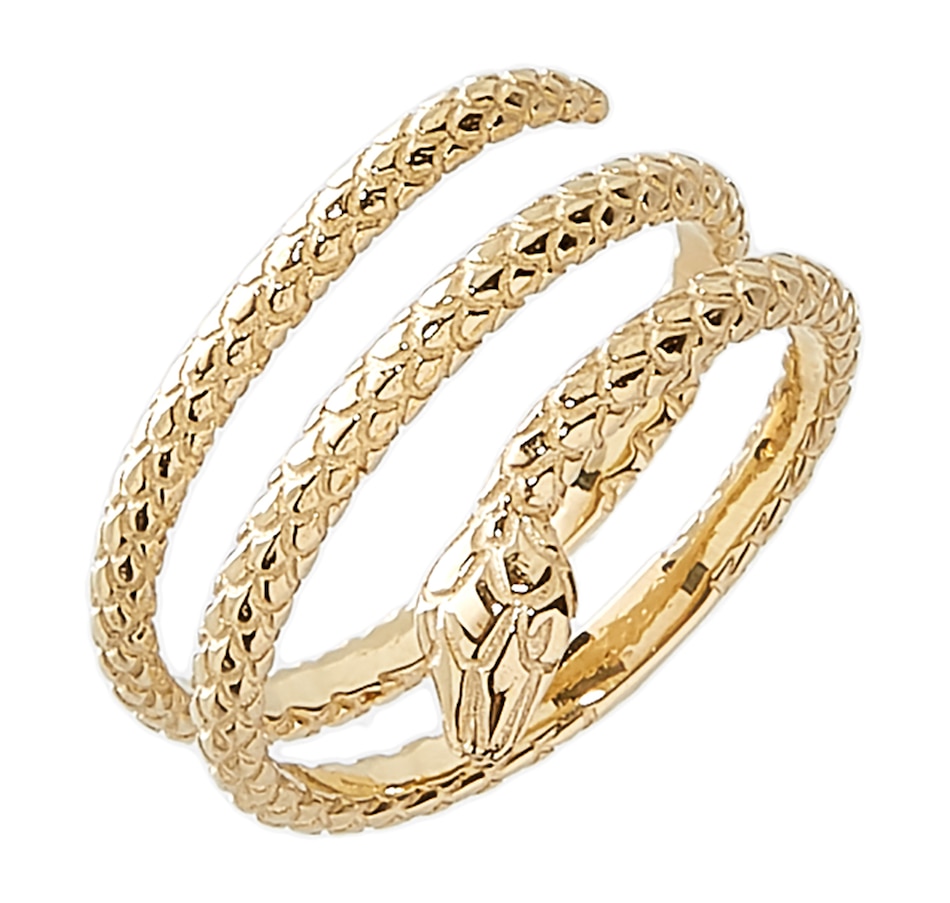 Image 208420.jpg , Product 208-420 / Price $499.99 , Gioielli Toscani 10K Yellow Gold Snake Wrap Ring from Gioielli Toscani on TSC.ca's Jewellery department