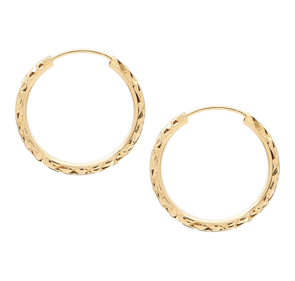 Jewellery - Earrings - Hoop & Huggie Earrings - Gioielli Toscani 14K ...