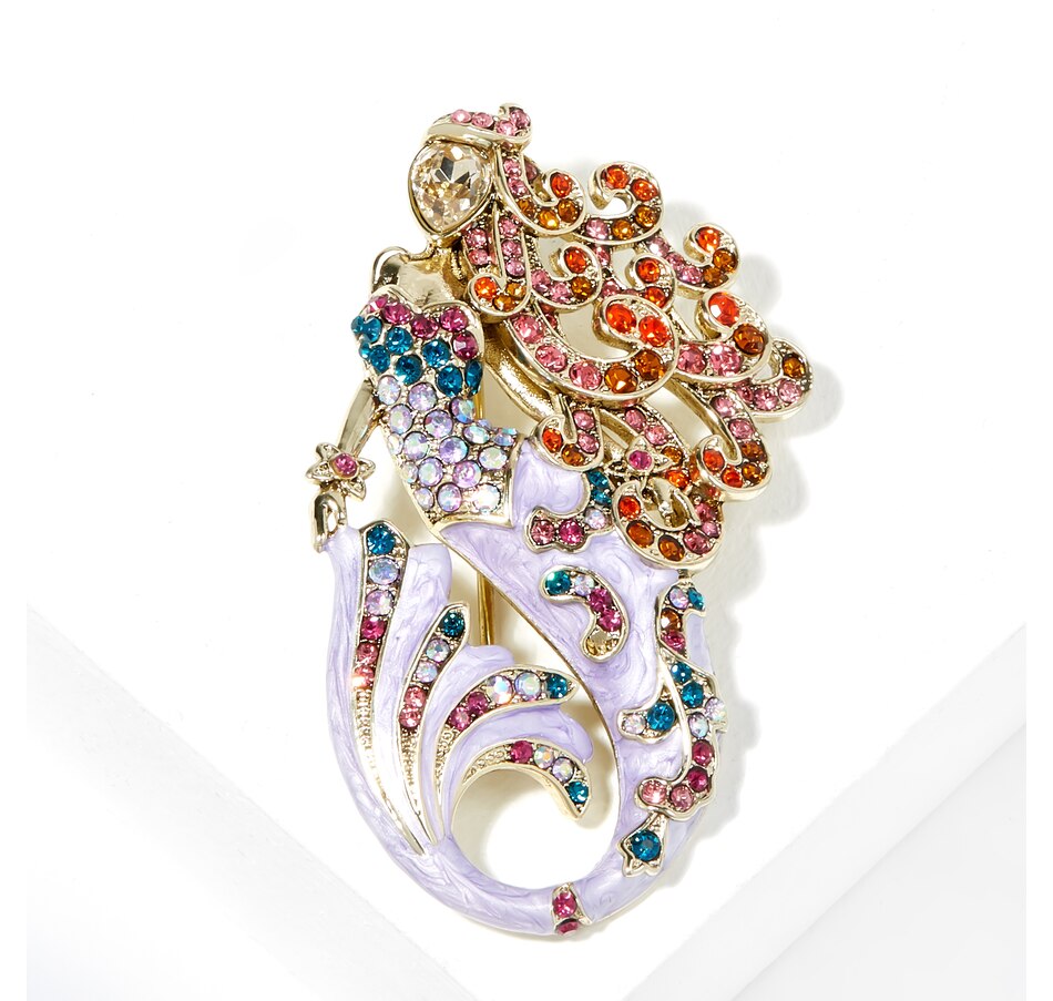 Image 208512_MTI.jpg, Product 208-512 / Price $79.88, Heidi Daus Sea Fairy Mermaid Pin from Heidi Daus on TSC.ca's Jewellery department