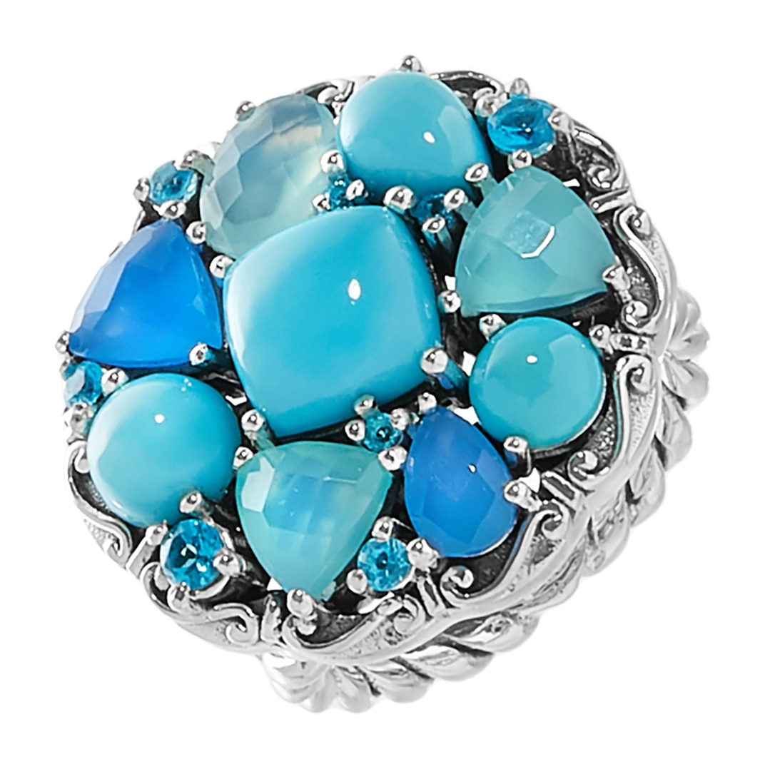 Jewellery - Rings - Cluster - Samuel B. Collection Sterling Silver ...