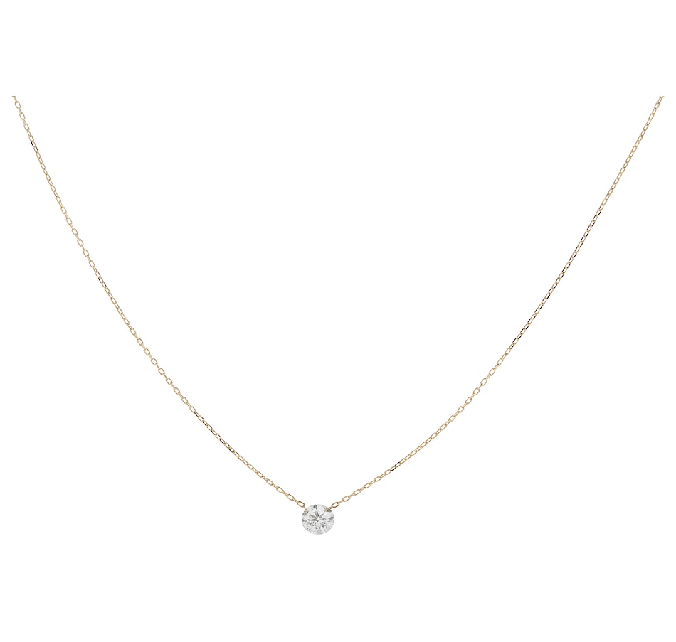 Image 208638_YG1CT.jpg, Product 208-638 / Price $1,999.88 - $4,499.88, Graziela Gems 18K Gold Diamond Floating Necklace from Best of Gems on TSC.ca's Jewellery department