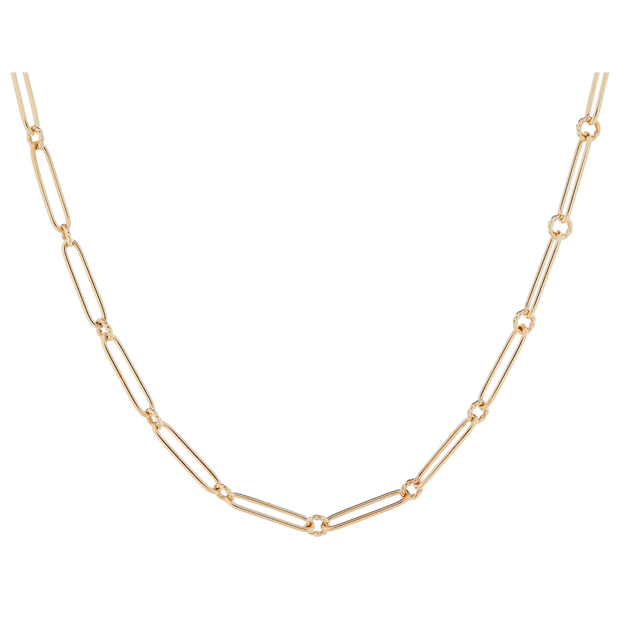 Image 208853.jpg, Product 208-853 / Price $299.33, 2begold Jewellery 14K Yellow Gold and Sterling Silver Paperclip Necklace from 2BeGold on TSC.ca's Jewellery department