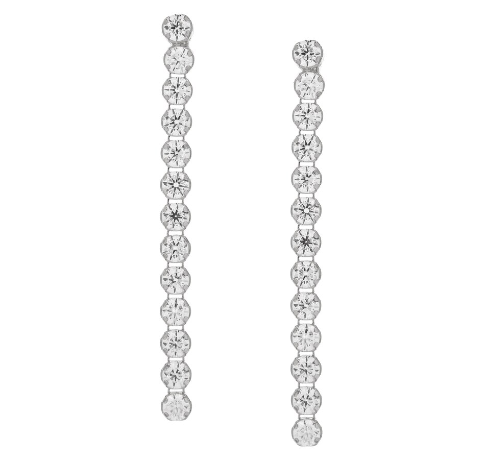 Image 208859_RHOP.jpg, Product 208-859 / Price $39.88, Diamonelle Sterling Silver Diamonelle Drop Earrings from Diamonelle on TSC.ca's Jewellery department