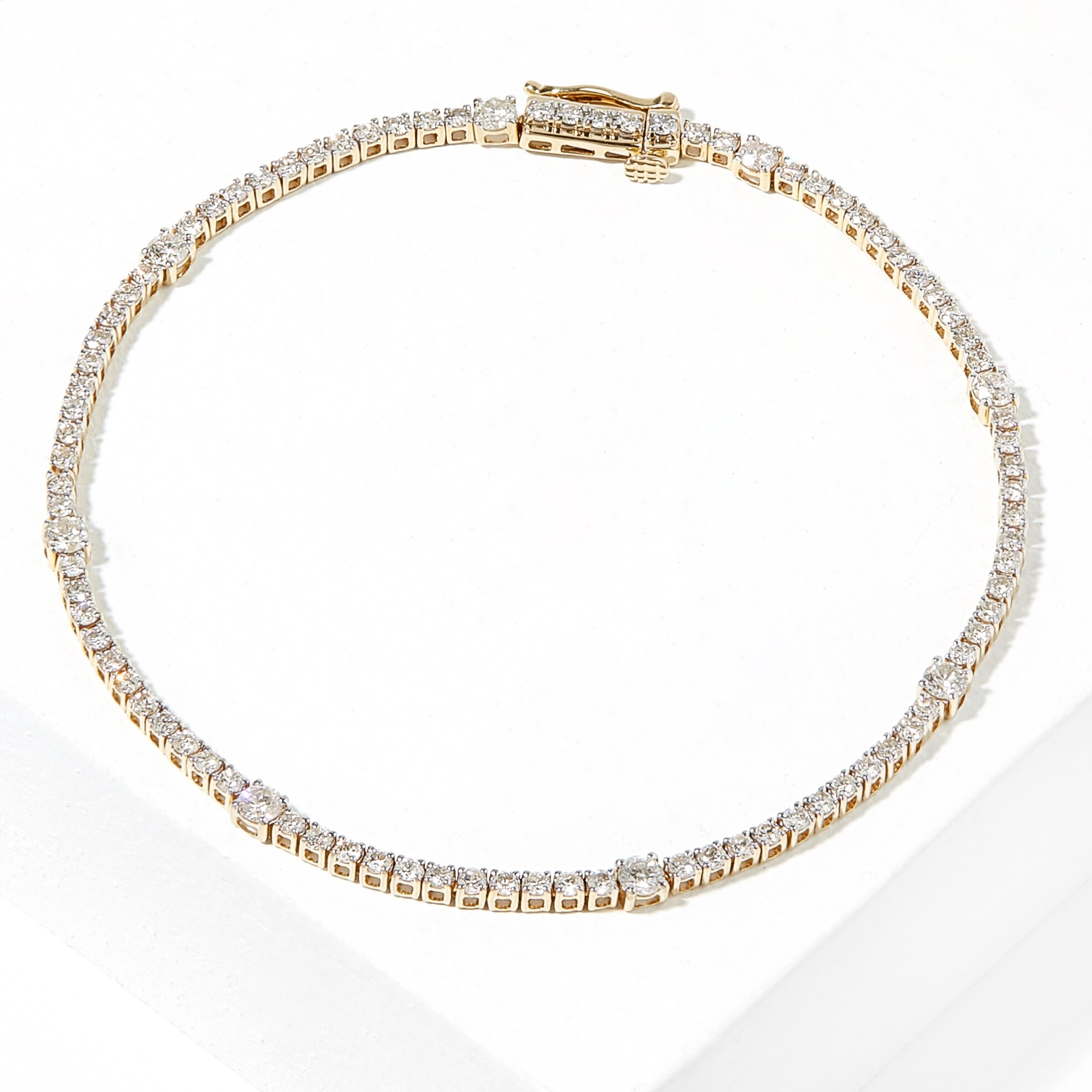 Jewellery Bracelets Tennis Bracelets 14K Gold 2 45ctw Diamond   209048 YGL 