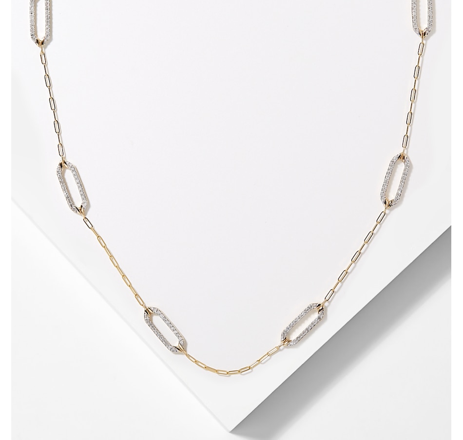 Image 209237.jpg, Product 209-237 / Price $1,799.99, 14K Yellow Gold 1.00ctw Diamond Necklace from Diamond Show on TSC.ca's Jewellery department