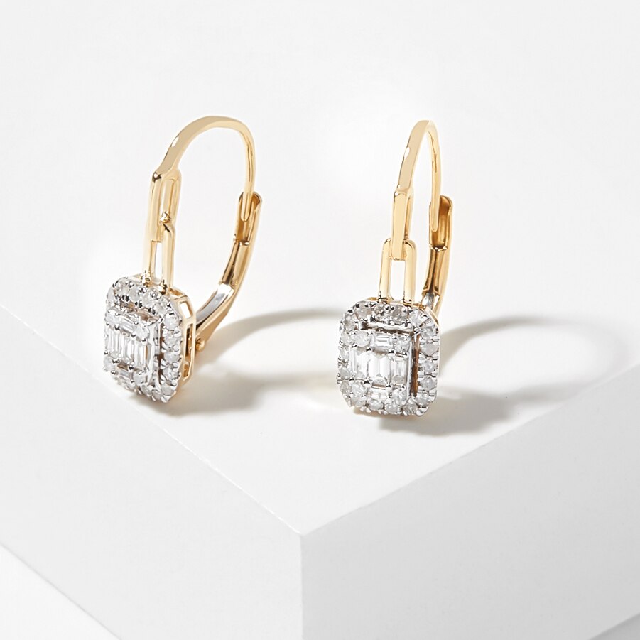 Jewellery Earrings 14K Yellow Gold 0 50ctw Diamond Earrings   209239 