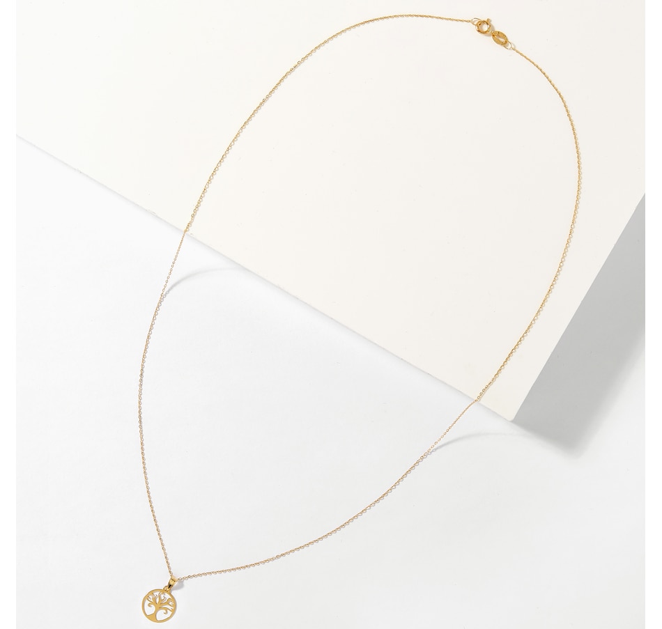 Image 209323.jpg, Product 209-323 / Price $169.99, UNOAERRE 18K Yellow Gold Necklace with Tree of Life Pendant from UnoAErre Jewellery on TSC.ca's Jewellery department