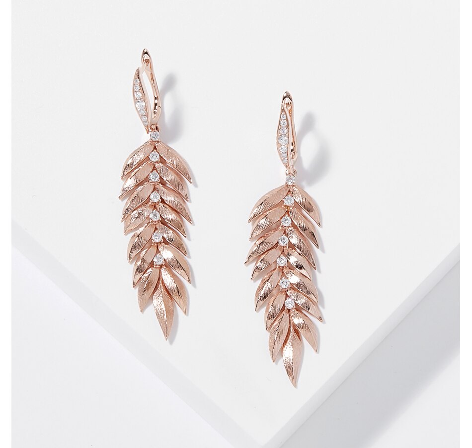 Jewellery - Earrings - Drop Earrings - Graziela Gems 14K Rose Gold 0 ...