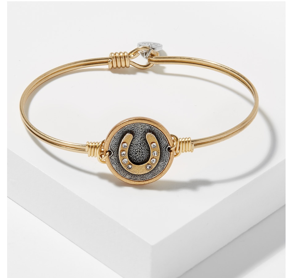 Image 209457_BRSTN.jpg, Product 209-457 / Price $24.33, Luca + Danni Lucky Horseshoe Bangle Bracelet from Luca + Danni on TSC.ca's Jewellery department