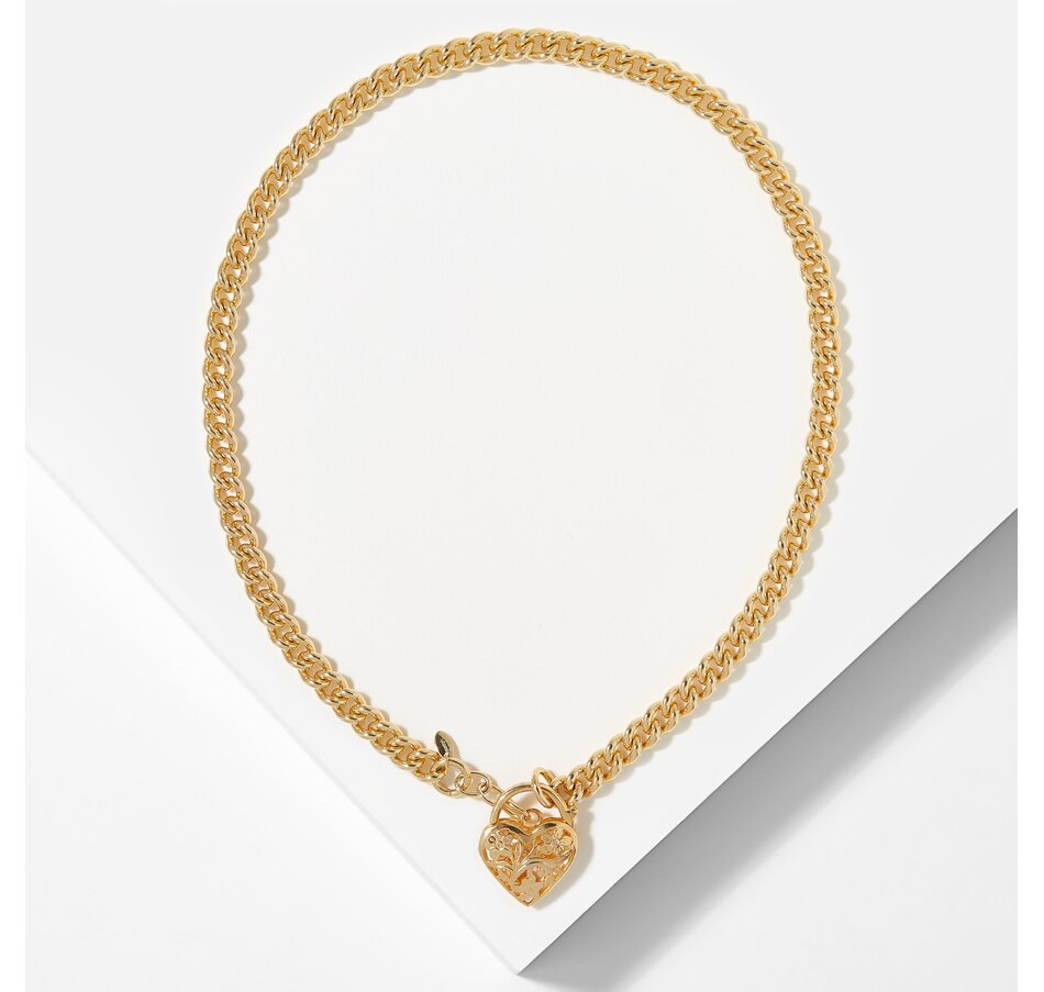 Jewellery Necklaces & Pendants Pendant Necklaces Bronzoro Chunky Link With Stationed