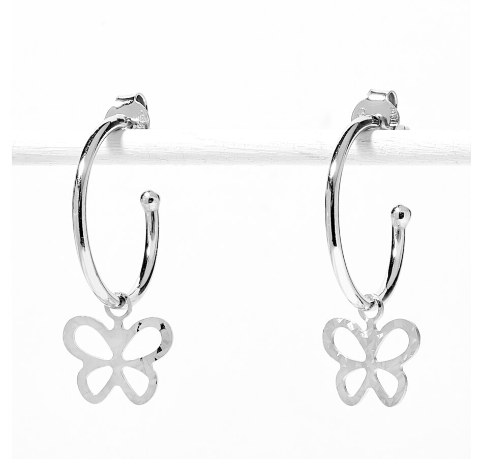 Image 209526_PTT.jpg, Product 209-526 / Price $62.99, Silver Gallery Sterling Silver Butterfly Earrings from Silver Gallery on TSC.ca's Jewellery department