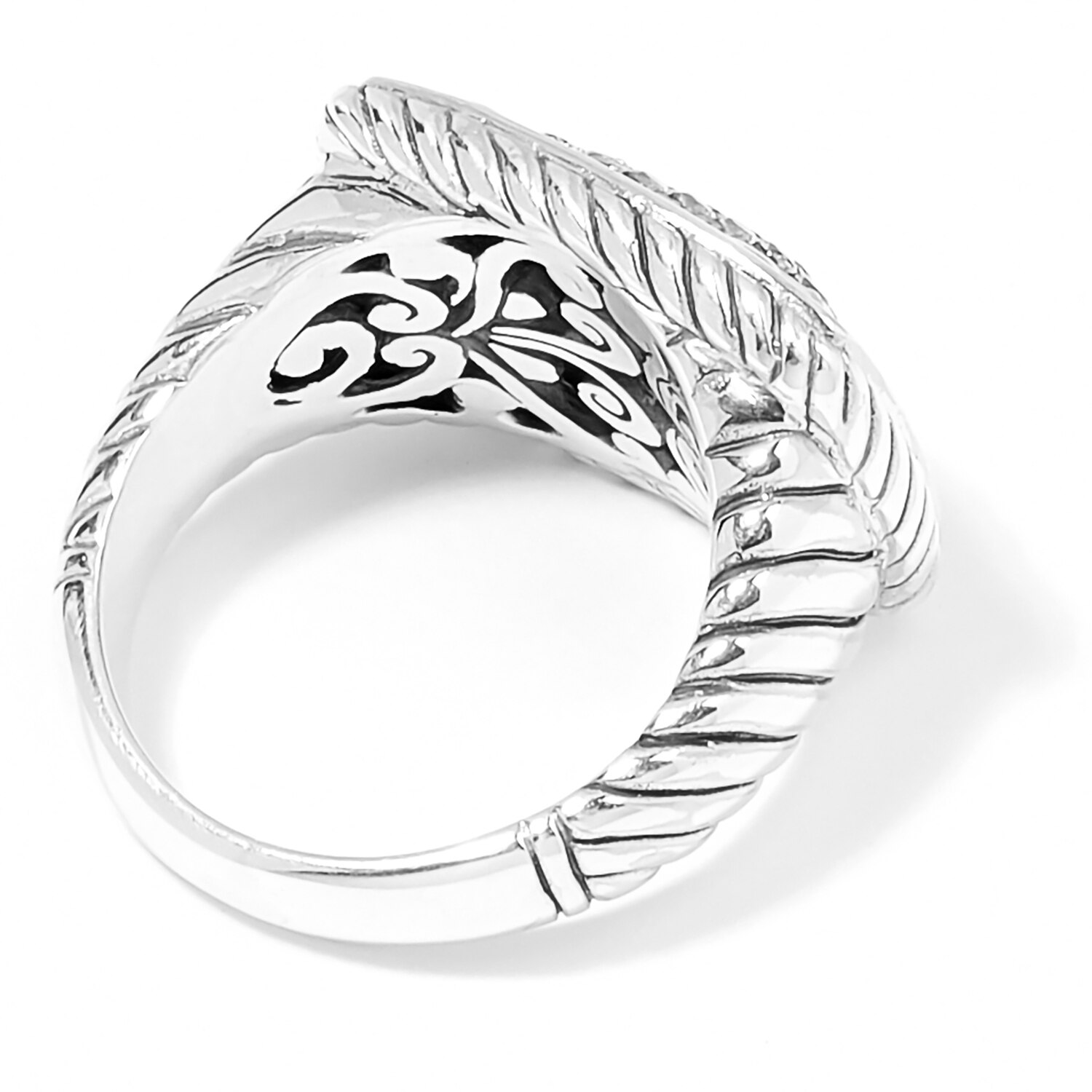 Jewellery - Rings - Halo - Samuel B. Collection Sterling Silver And 18K ...