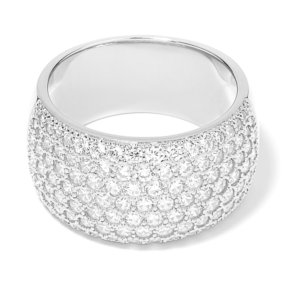 Image 209584_RHOP.jpg, Product 209-584 / Price $104.99, Diamonelle Sterling Silver Diamonelle Wide Band from Diamonelle on TSC.ca's Jewellery department
